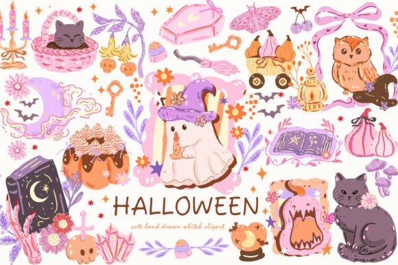 Download Halloween Clipart Bundle Spooky Season - Halloween Collection