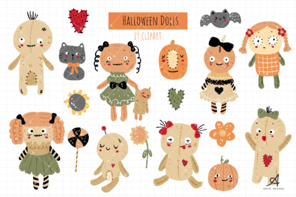 Download Halloween Scarecrow Doll, Spooky Doll - Halloween Collection