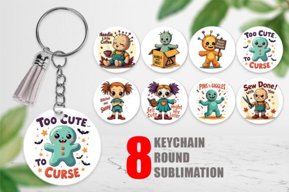 Download Keychain Halloween Voodoo Doll - Halloween Collection
