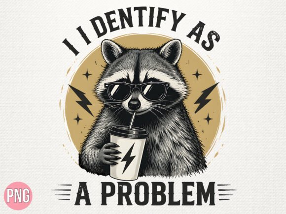 Download Funny Raccoon Coffee Mug Shirt PNG - Raccoon Collection