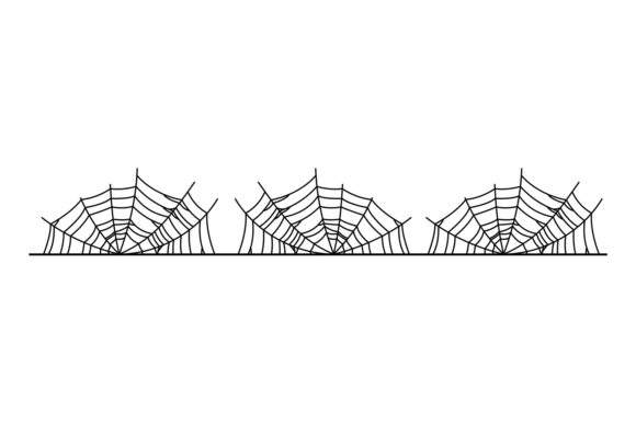 Download Round Spider Web Elements. Halloween Dec - Halloween Collection