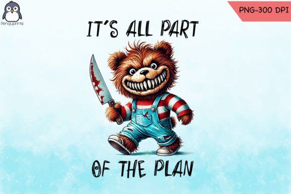 Download Horror Bear Doll Halloween PNG - Halloween Collection