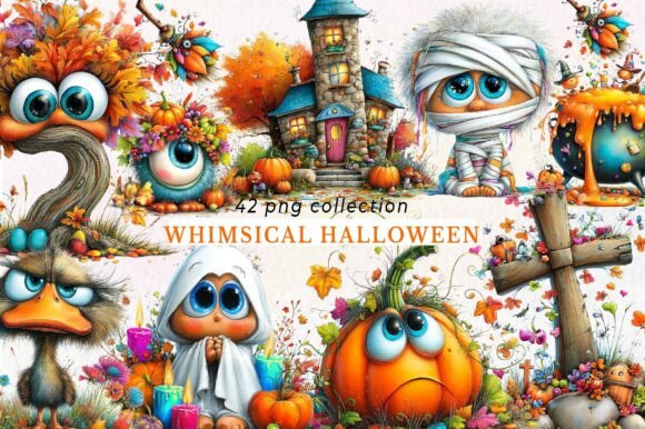 Download Whimsical Halloween Clipart PNG - Halloween Collection