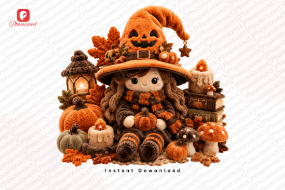 Download Chenille Plush Autumn Fall Halloween PNG - Halloween Collection
