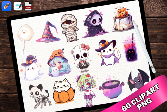 Download Cute Halloween Spooky Clipart PNG - Halloween Collection