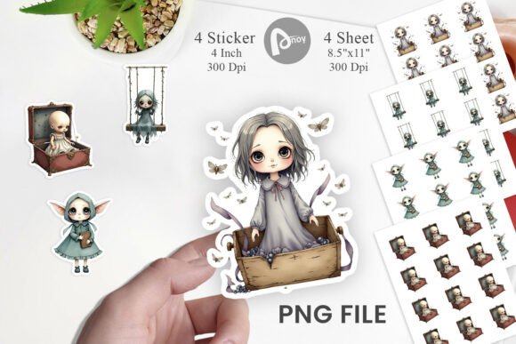 Download Haunted Doll Spirits Sticker - Sticker Collection