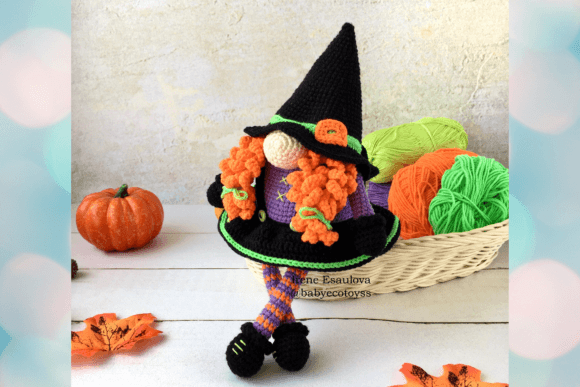 Download Halloween Witch Gnome Doll Pattern - Halloween Collection