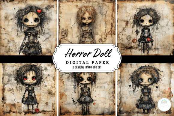 Download Halloween Horror Doll Background - Halloween Collection