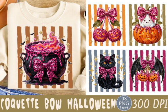 Download Coquette Bow Halloween Design Bundle - Halloween Collection
