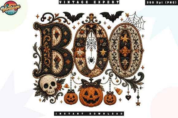 Download Gothic Halloween Pumpkin Patchwork PNG - Halloween Collection