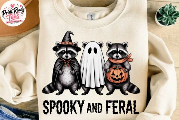 Download Spooky and Feral Raccoon Halloween PNG - Halloween Collection