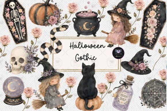 Download Halloween Witch Gothic Clipart - Halloween Collection