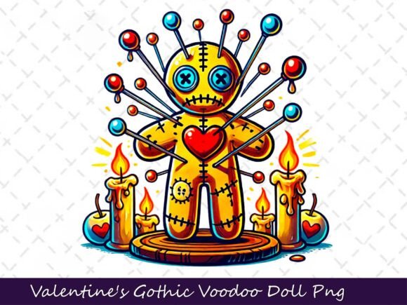 Download Valentine's Gothic Dark Voodoo Doll - Premium Resources