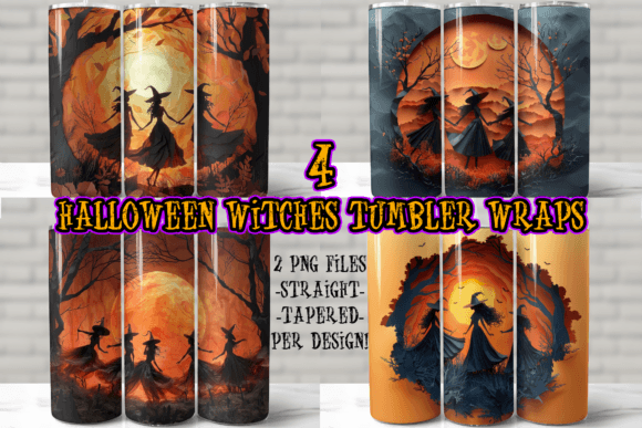 Download Witch Halloween Tumbler Wrap Bundle - Halloween Collection
