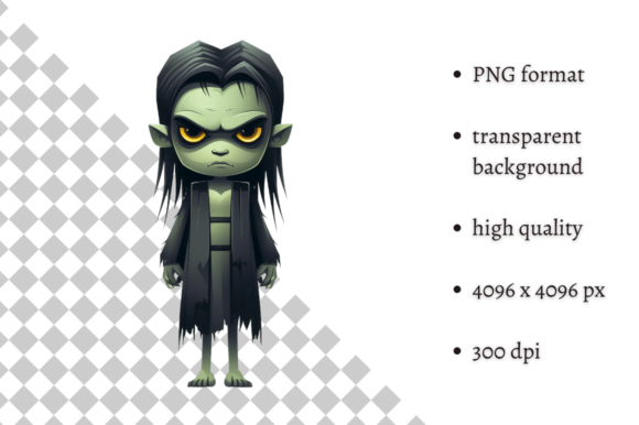 Download Cute Halloween Zombie PNG Clipart - Halloween Collection