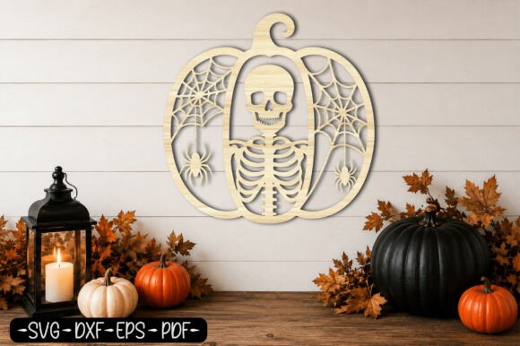 Download Skeleton Pumpkin Halloween SVG - Halloween Collection