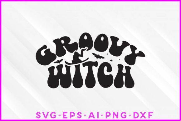 Download Groovy Witch Halloween Design Spooky Tee - Halloween Collection
