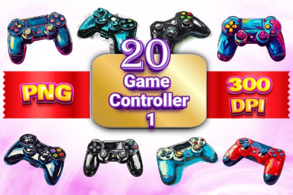 Download Game Controller Clipart Bundle - Controller Collection